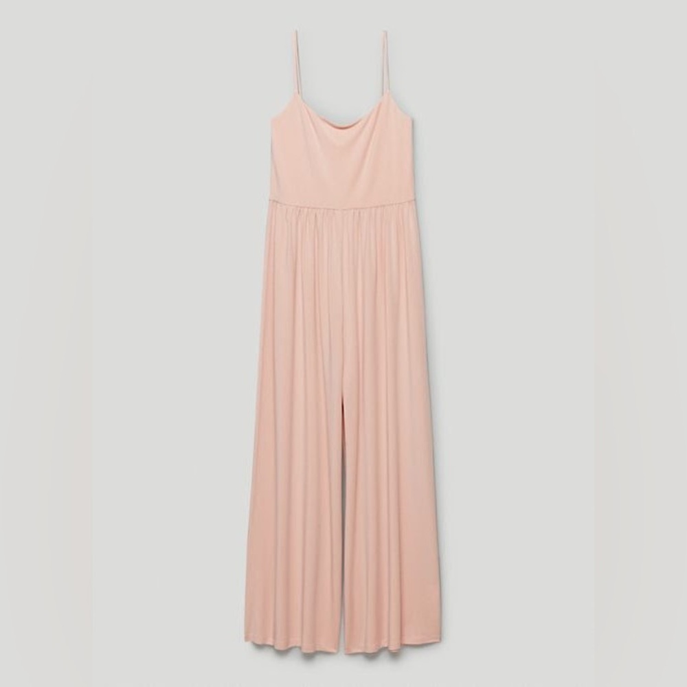 Wilfred Market Jumpsuit in Petal Pink